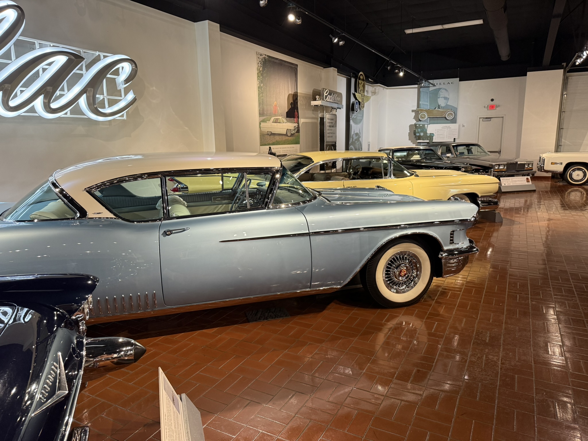 Cadillac gallery at the Gilmore Car Museum