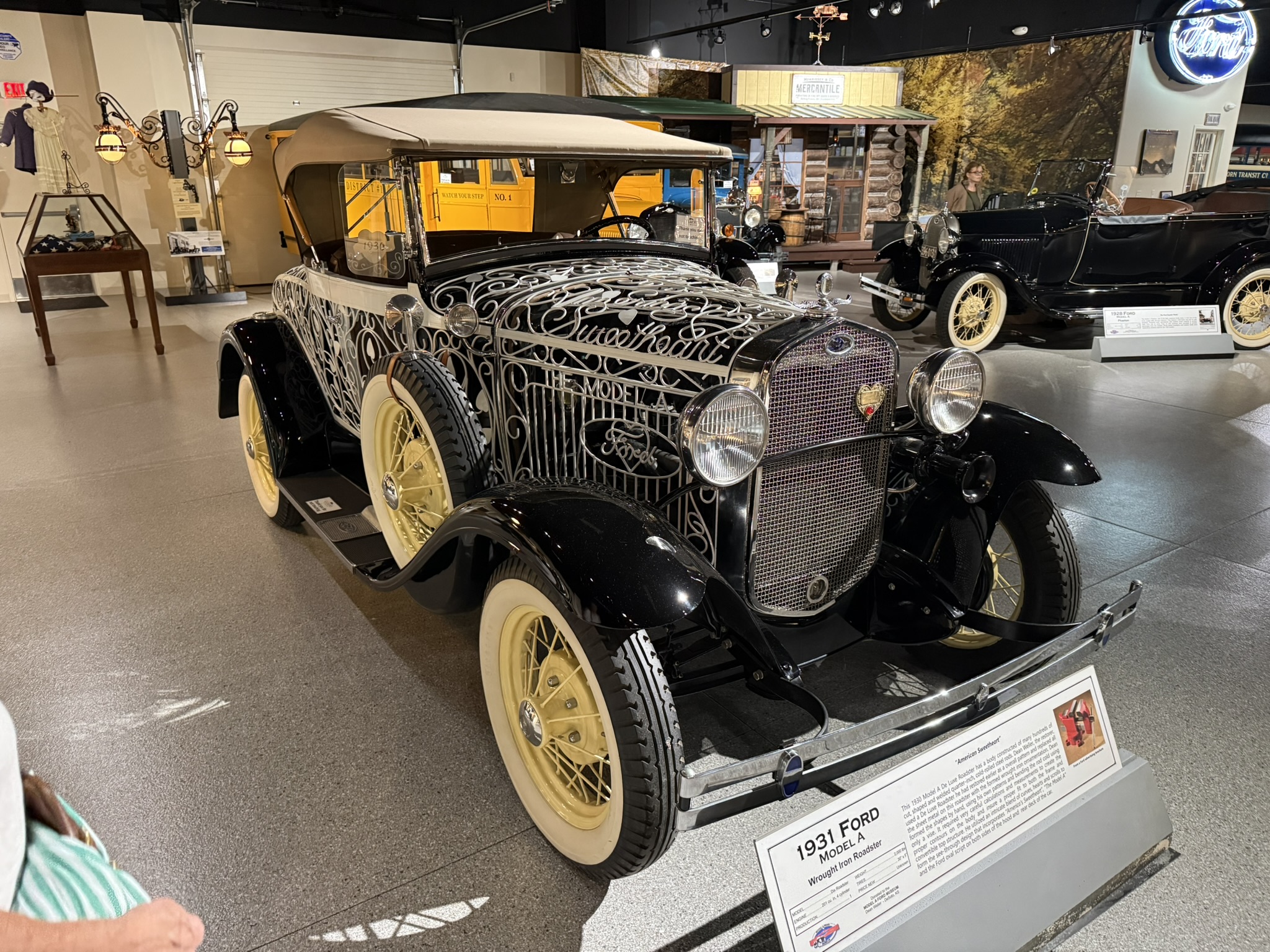 1931 Ford Model A wrought iron roadster by Owen Weddle